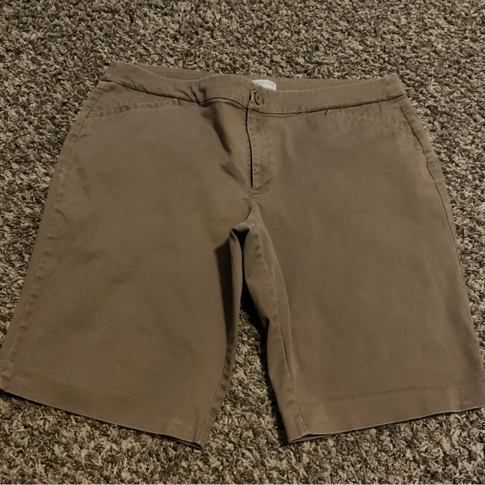 Coldwater Creek Lt Brown Women's Bermudas 18